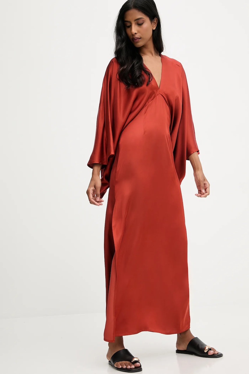 Answear.LAB rochie culoarea rosu