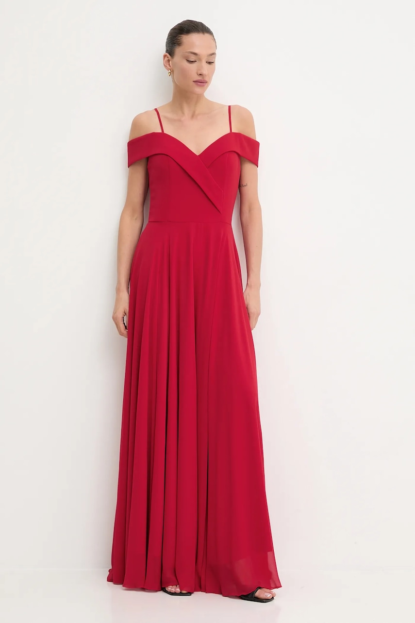 Answear.LAB rochie culoarea rosu