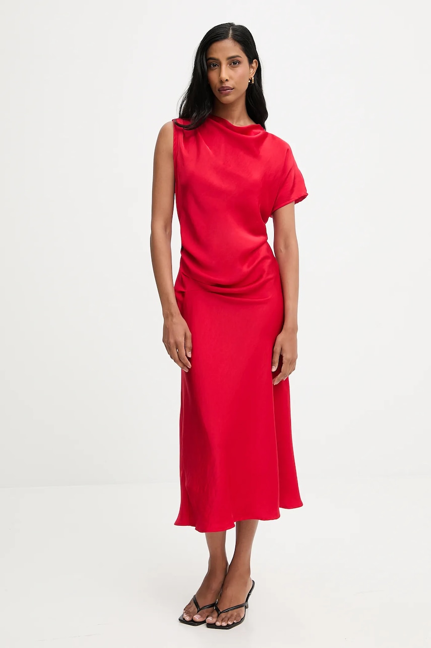 Answear.LAB rochie culoarea rosu