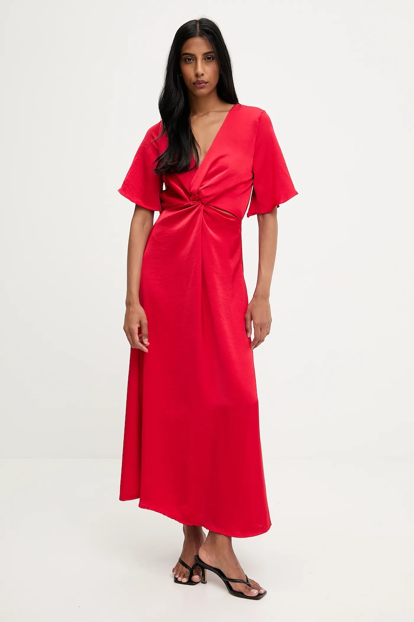 Answear.LAB rochie culoarea rosu