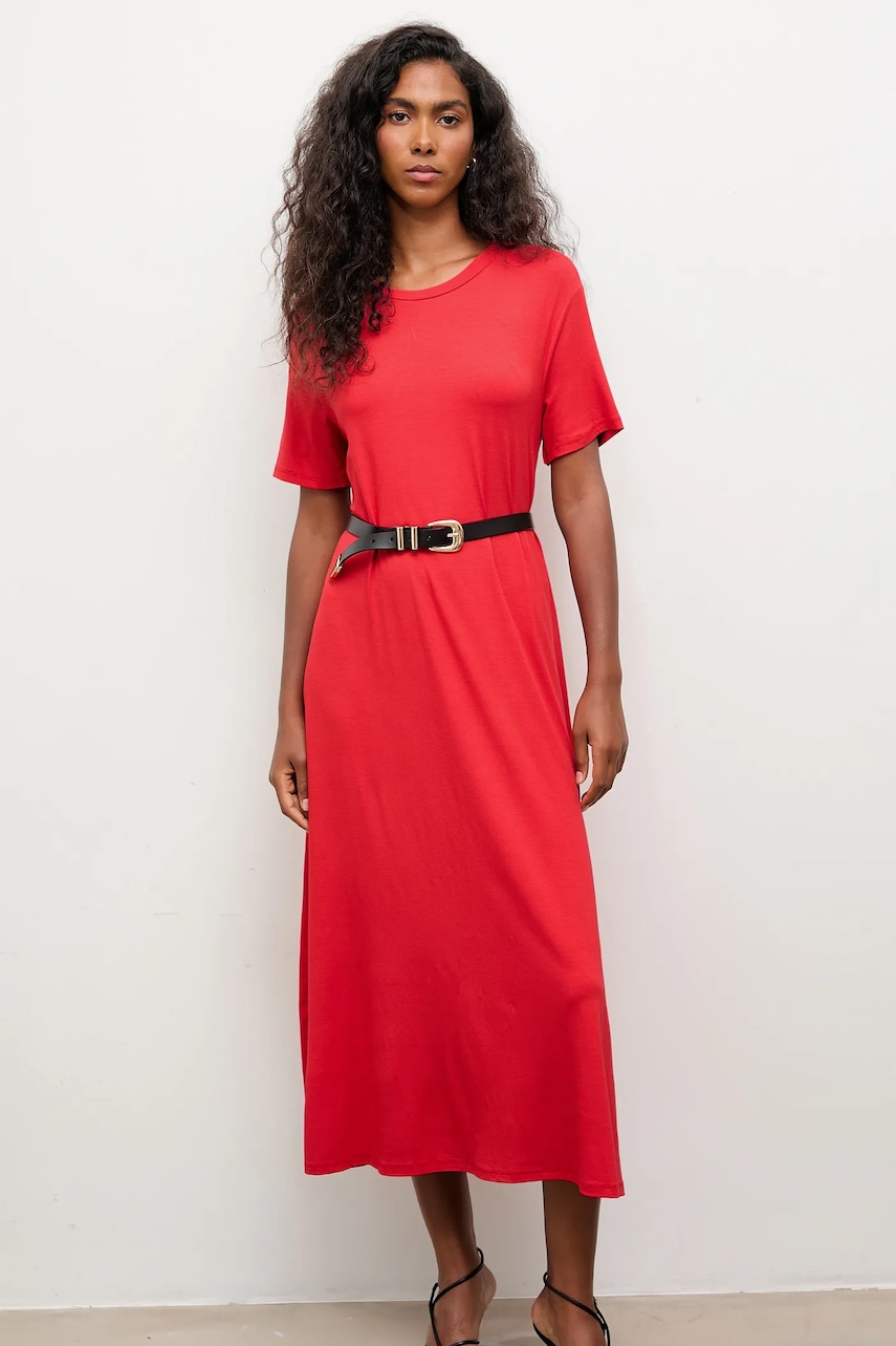 Answear.LAB rochie culoarea rosu