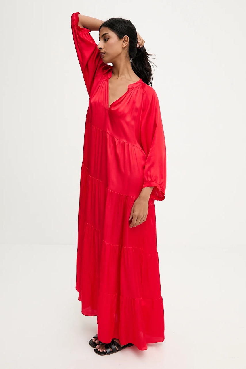 Answear.LAB rochie culoarea rosu