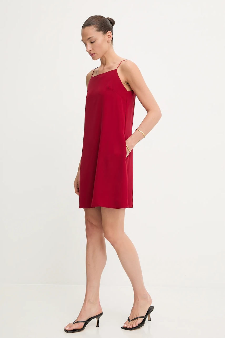Answear.LAB rochie culoarea rosu