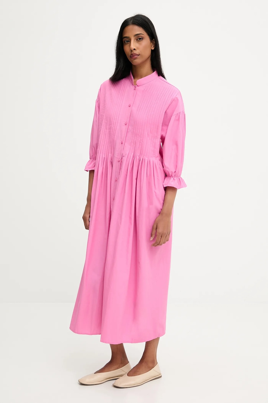 Answear.LAB rochie culoarea roz