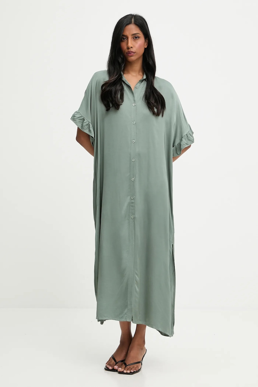 Answear.LAB rochie culoarea verde