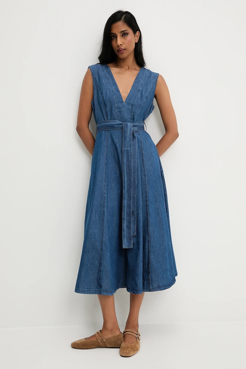 Answear.LAB rochie jeans midi