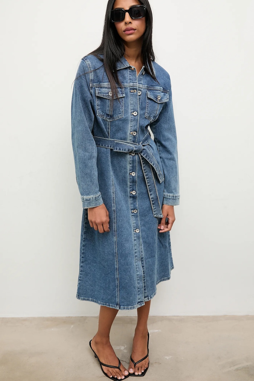 Answear.LAB rochie jeans mini