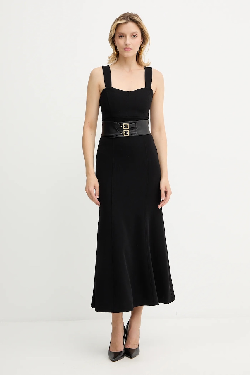 Armani Exchange rochie culoarea negru