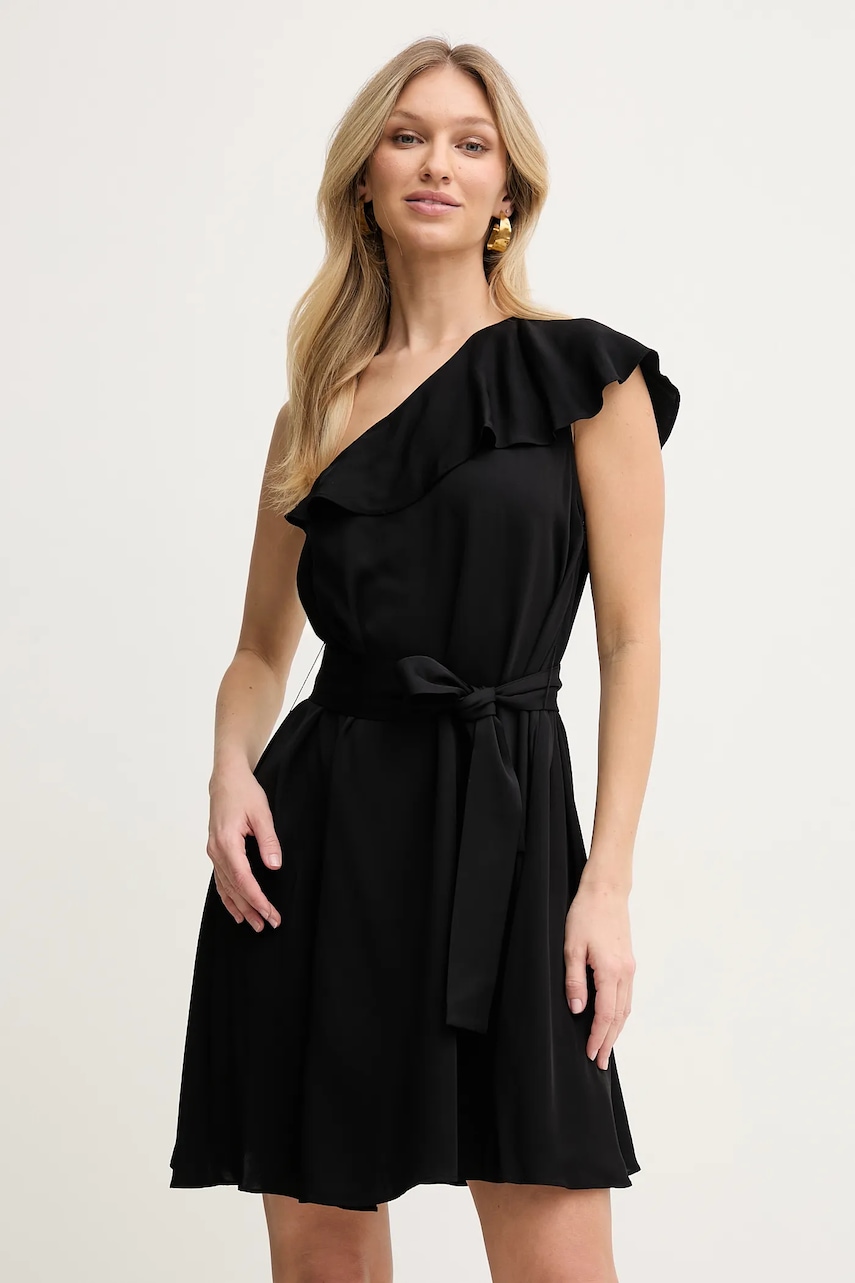 Armani Exchange rochie culoarea negru