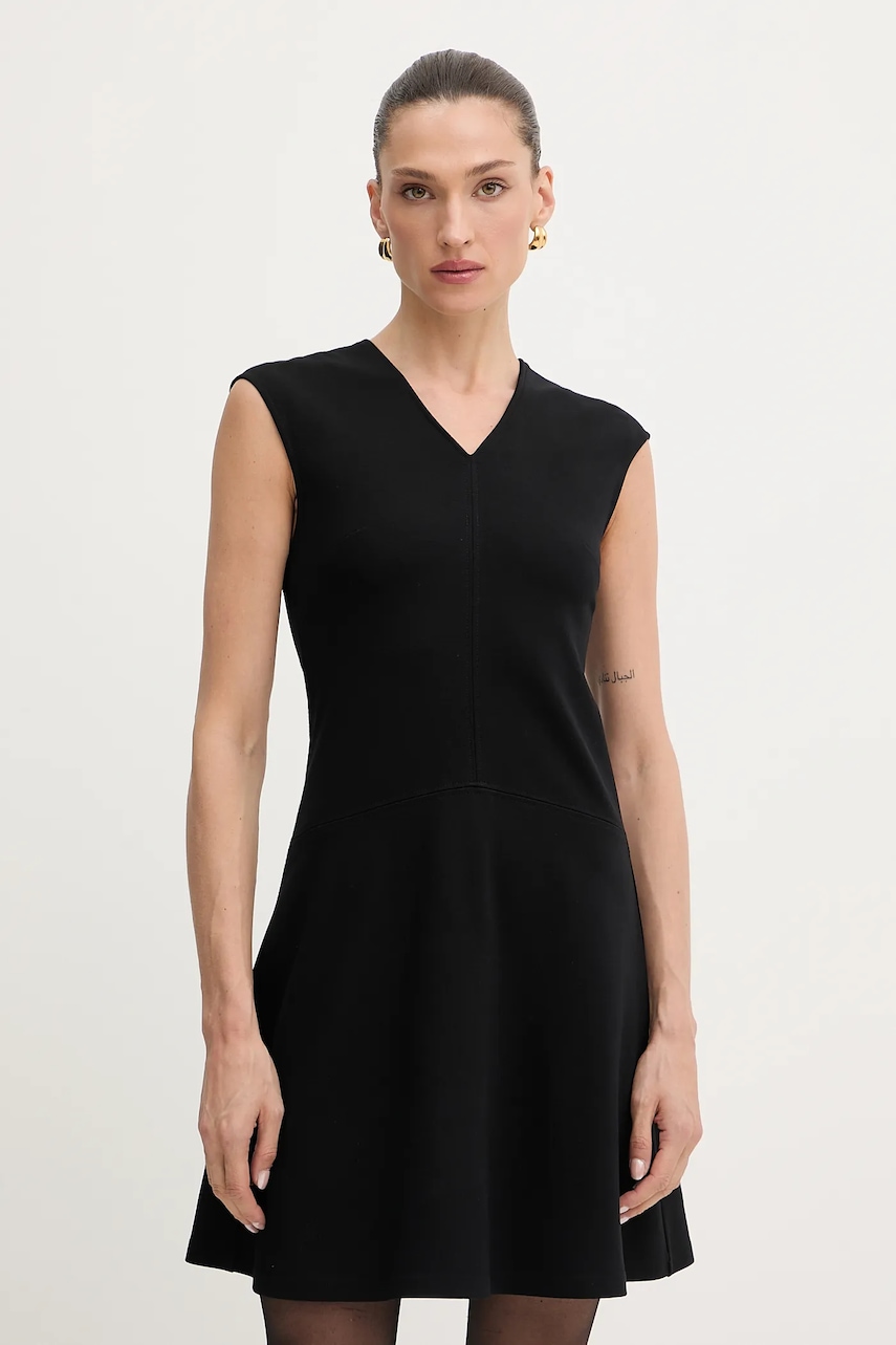 BOSS Orange rochie culoarea negru
