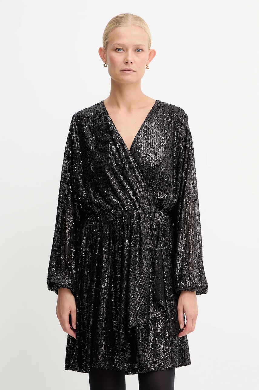 BOSS Orange rochie culoarea negru