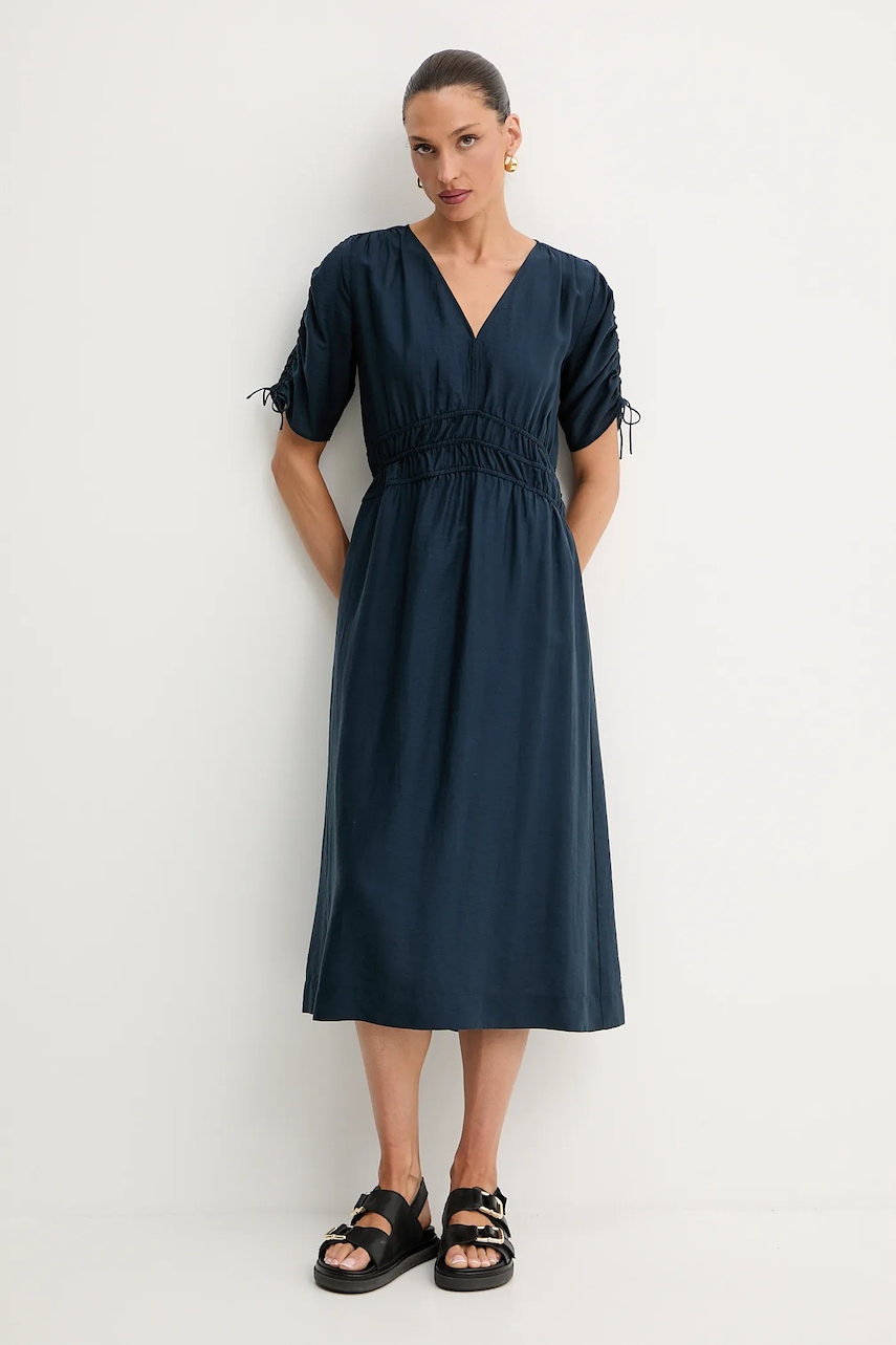 BOSS Orange rochie culoarea roz