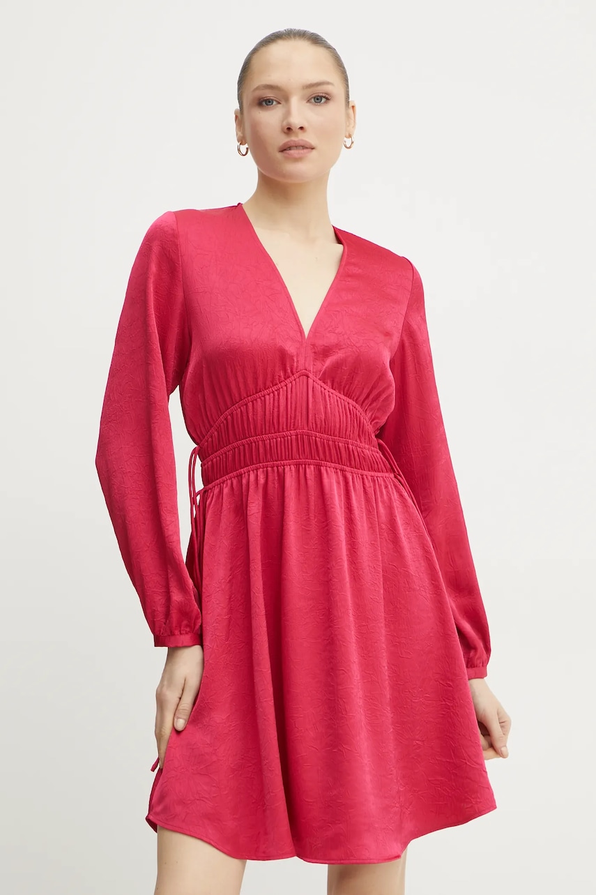 BOSS Orange rochie culoarea roz