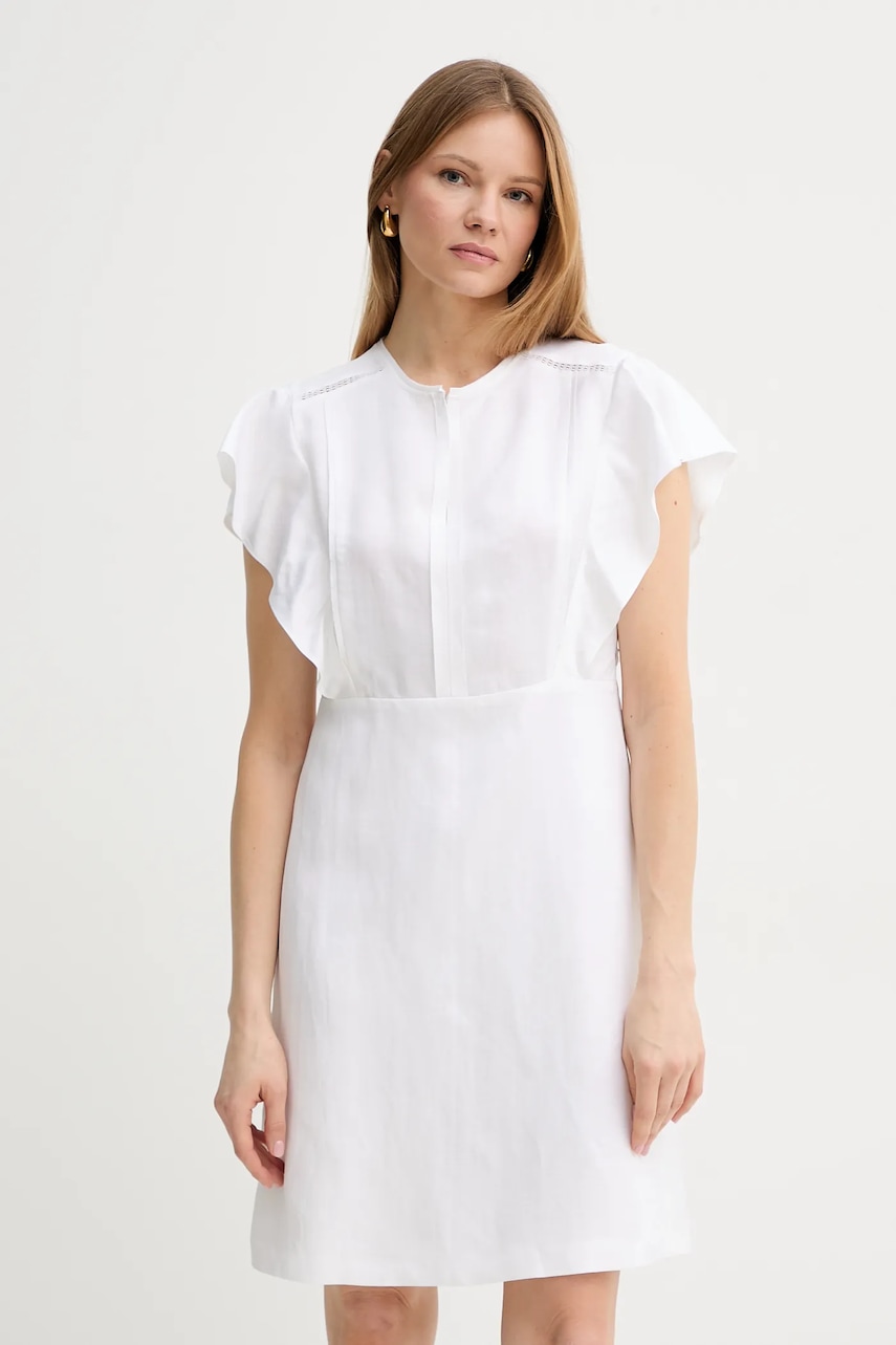 BOSS rochie culoarea bej