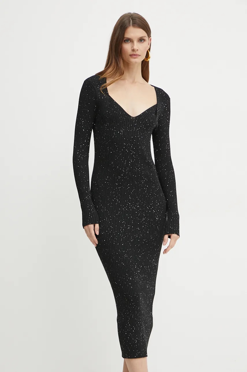 BOSS rochie culoarea negru