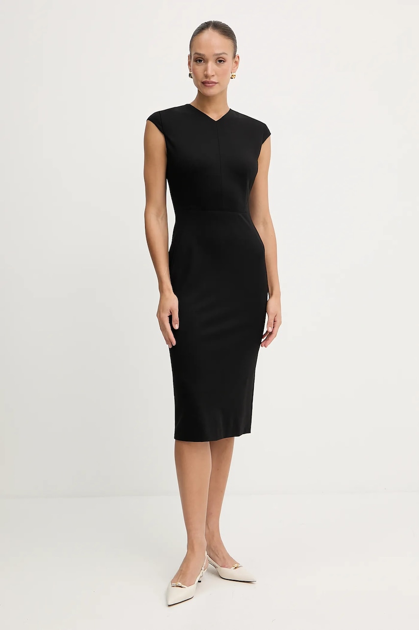 BOSS rochie culoarea negru