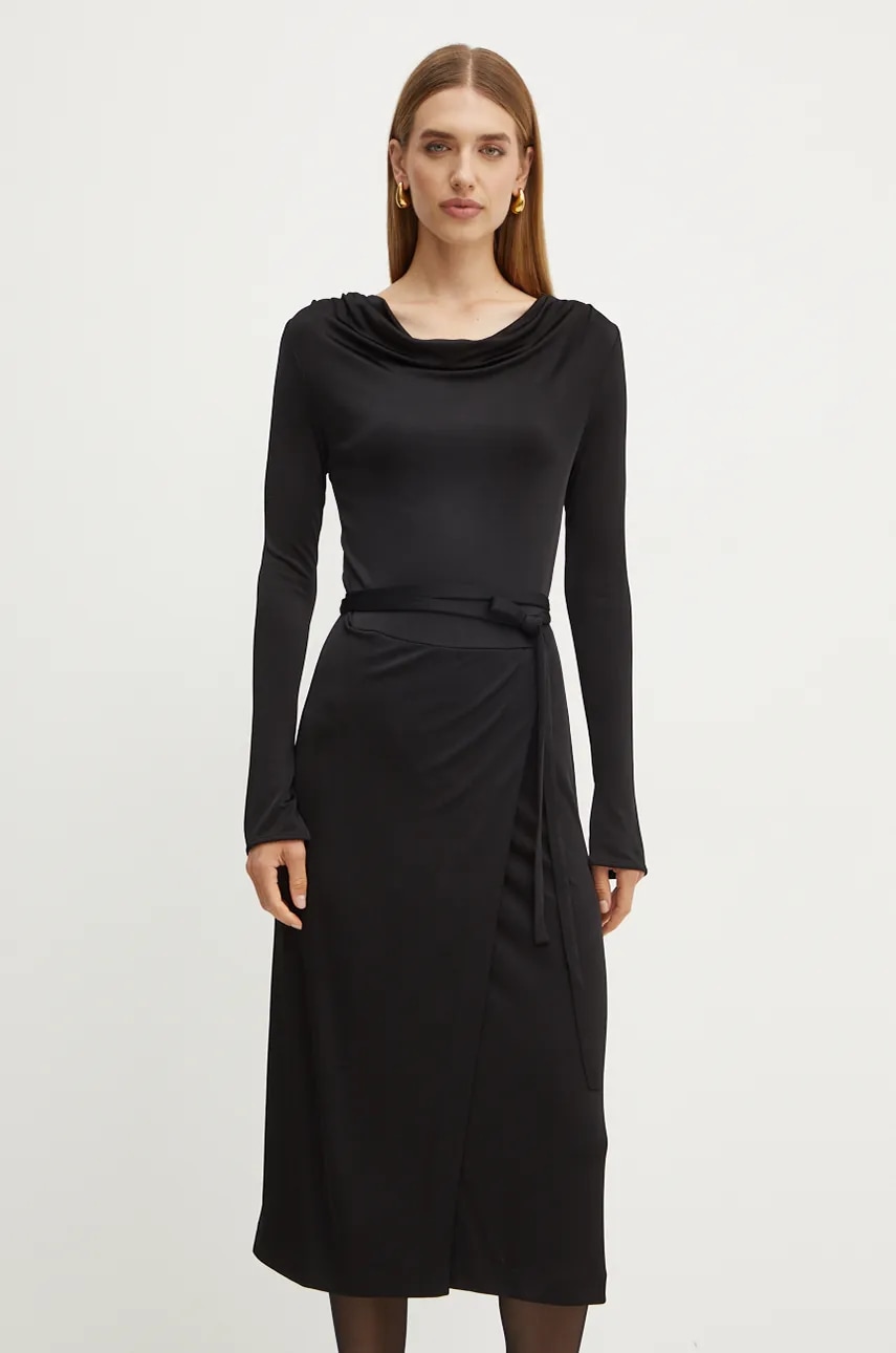 BOSS rochie culoarea negru