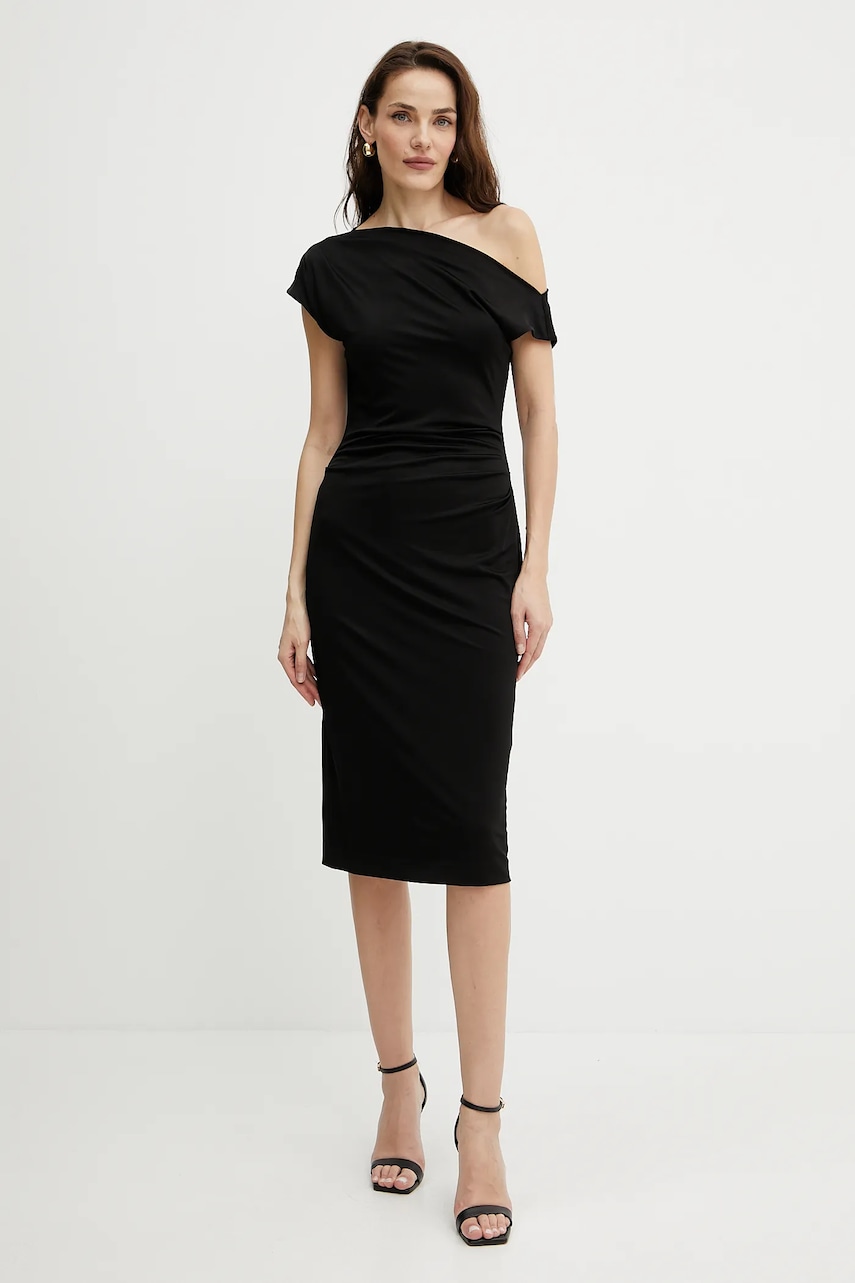 BOSS rochie culoarea negru