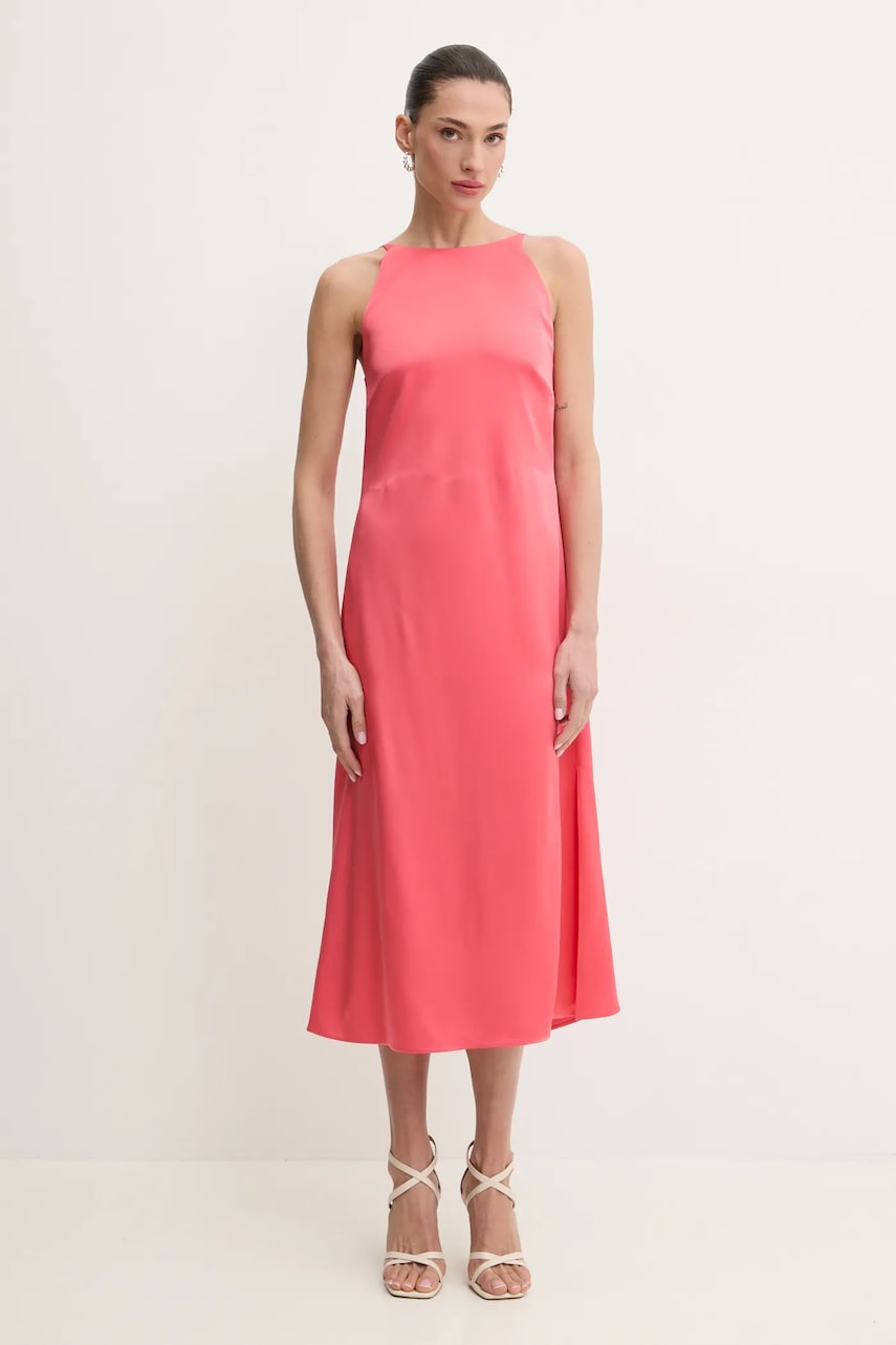 BOSS rochie culoarea roz