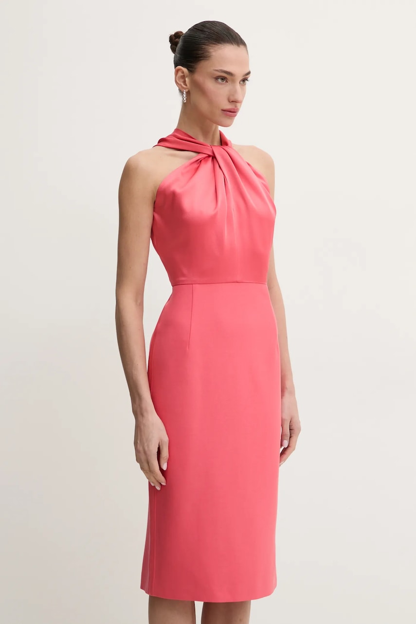 BOSS rochie culoarea roz