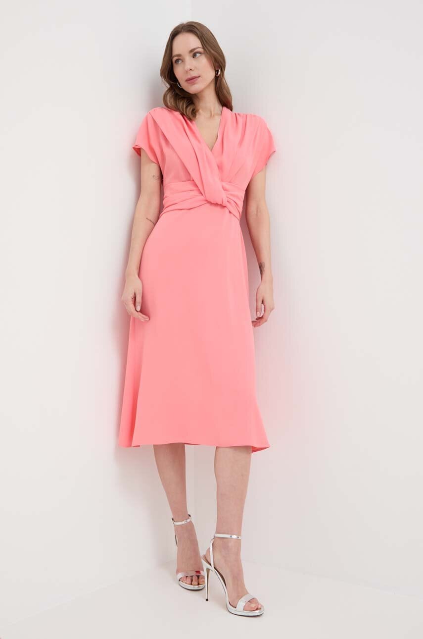 BOSS rochie culoarea violet