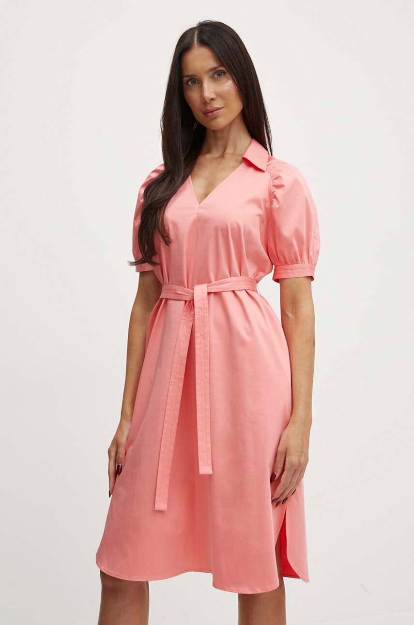 BOSS rochie culoarea violet