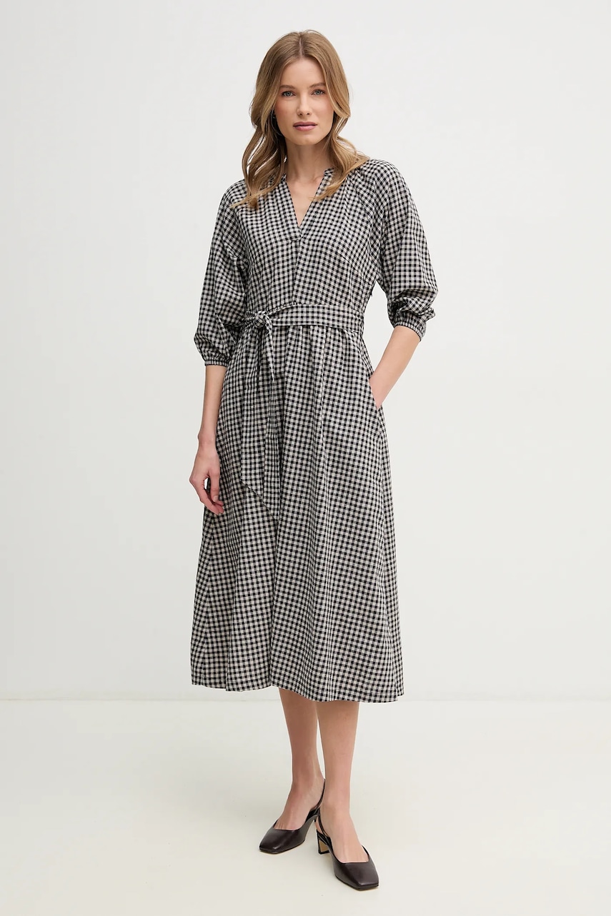 Barbour rochie Suri culoarea negru
