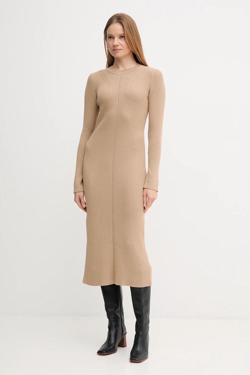 Barbour rochie din bumbac ANASTASIA culoarea verde