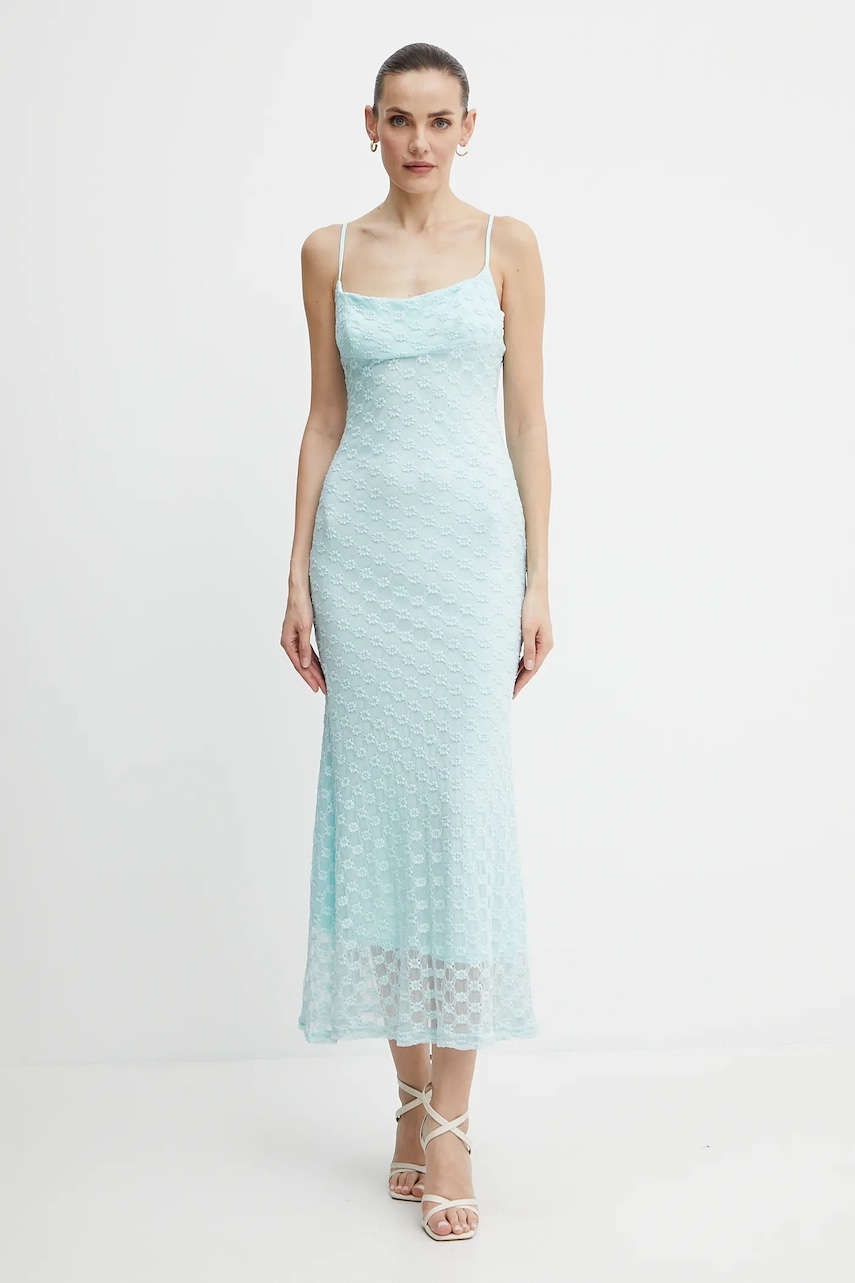 Bardot rochie ADONI culoarea rosu