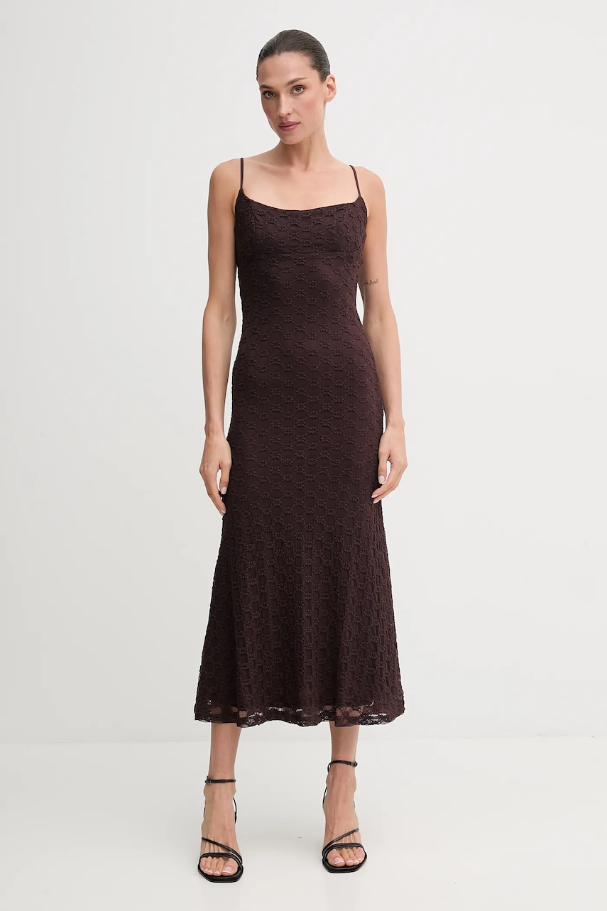 Bardot rochie ADONI culoarea violet
