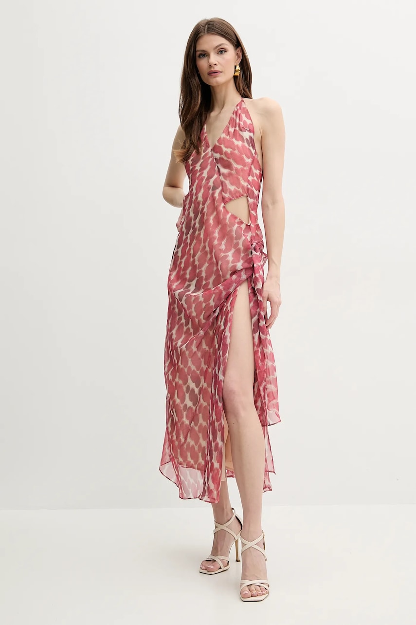 Bardot rochie CYREL culoarea roz