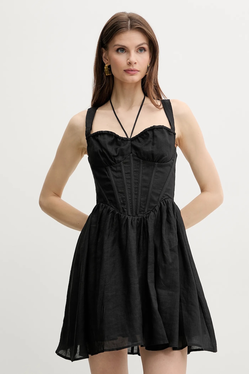 Bardot rochie ESRA culoarea negru