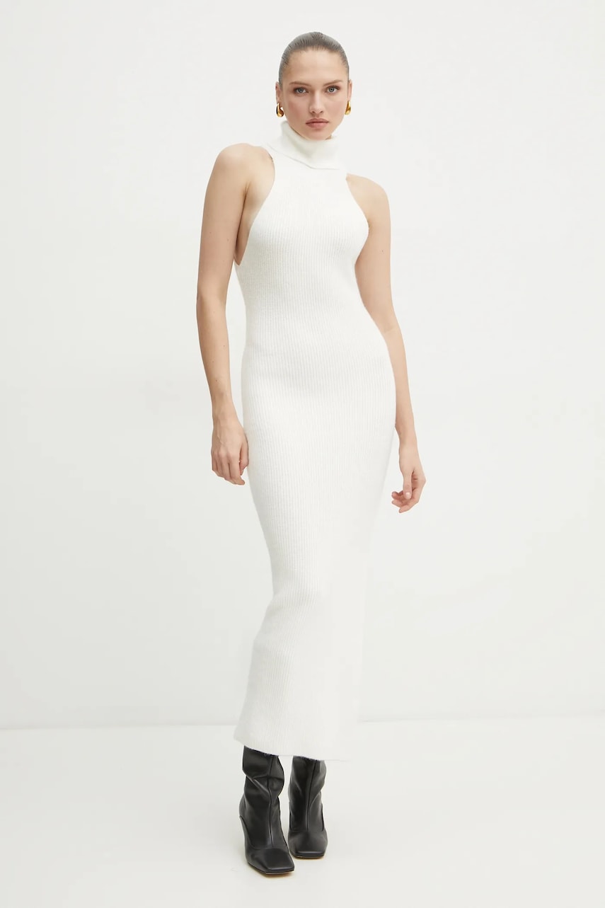 Bardot rochie MARIANO culoarea alb