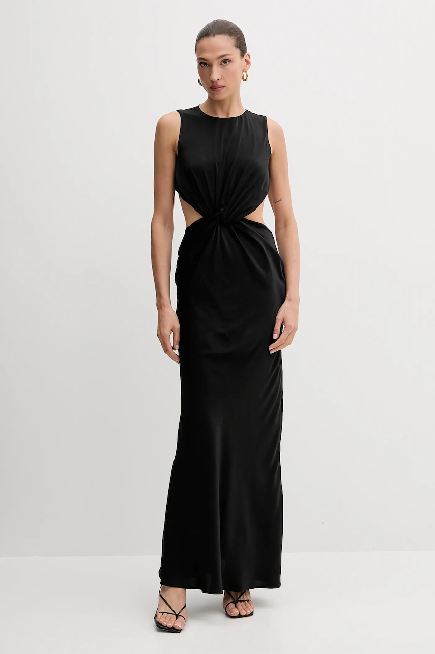 Bardot rochie culoarea negru
