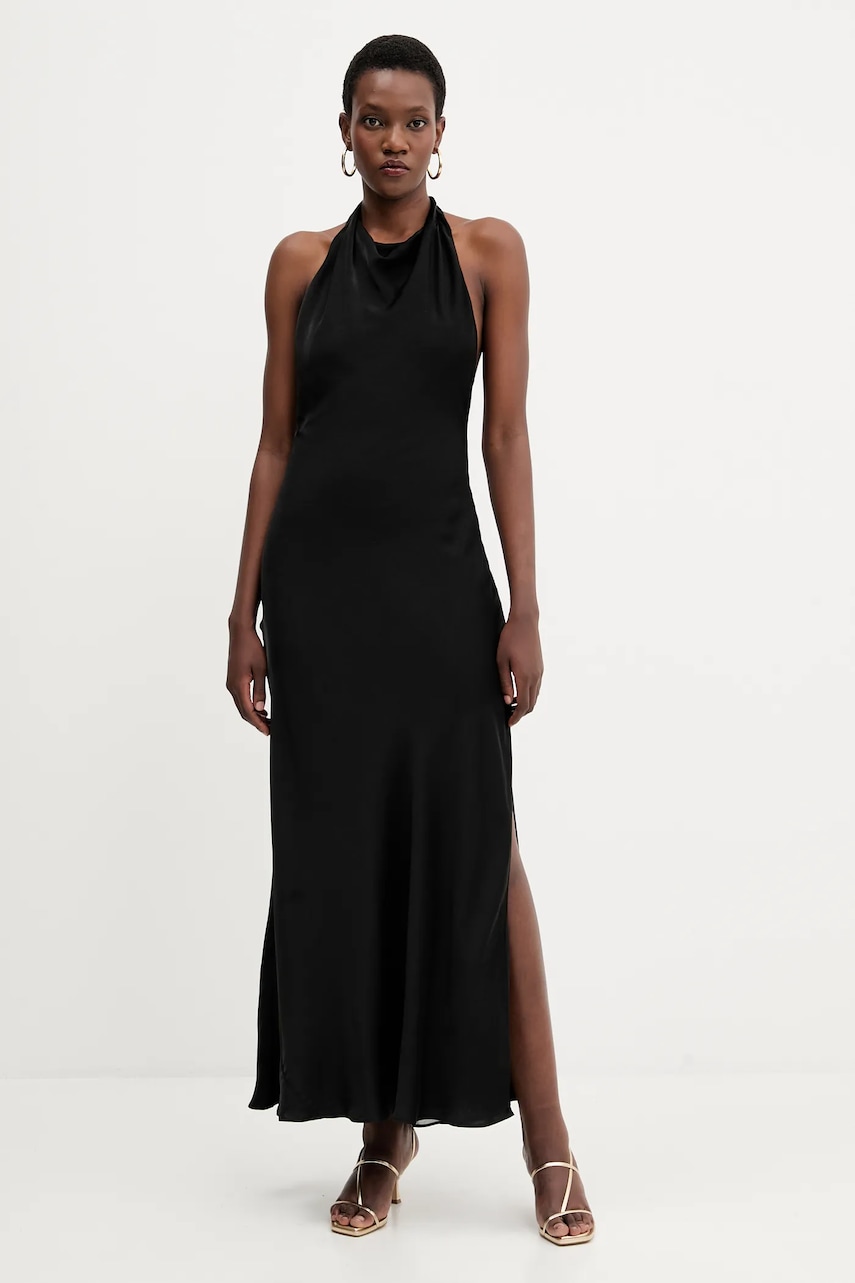 Bardot rochie culoarea negru