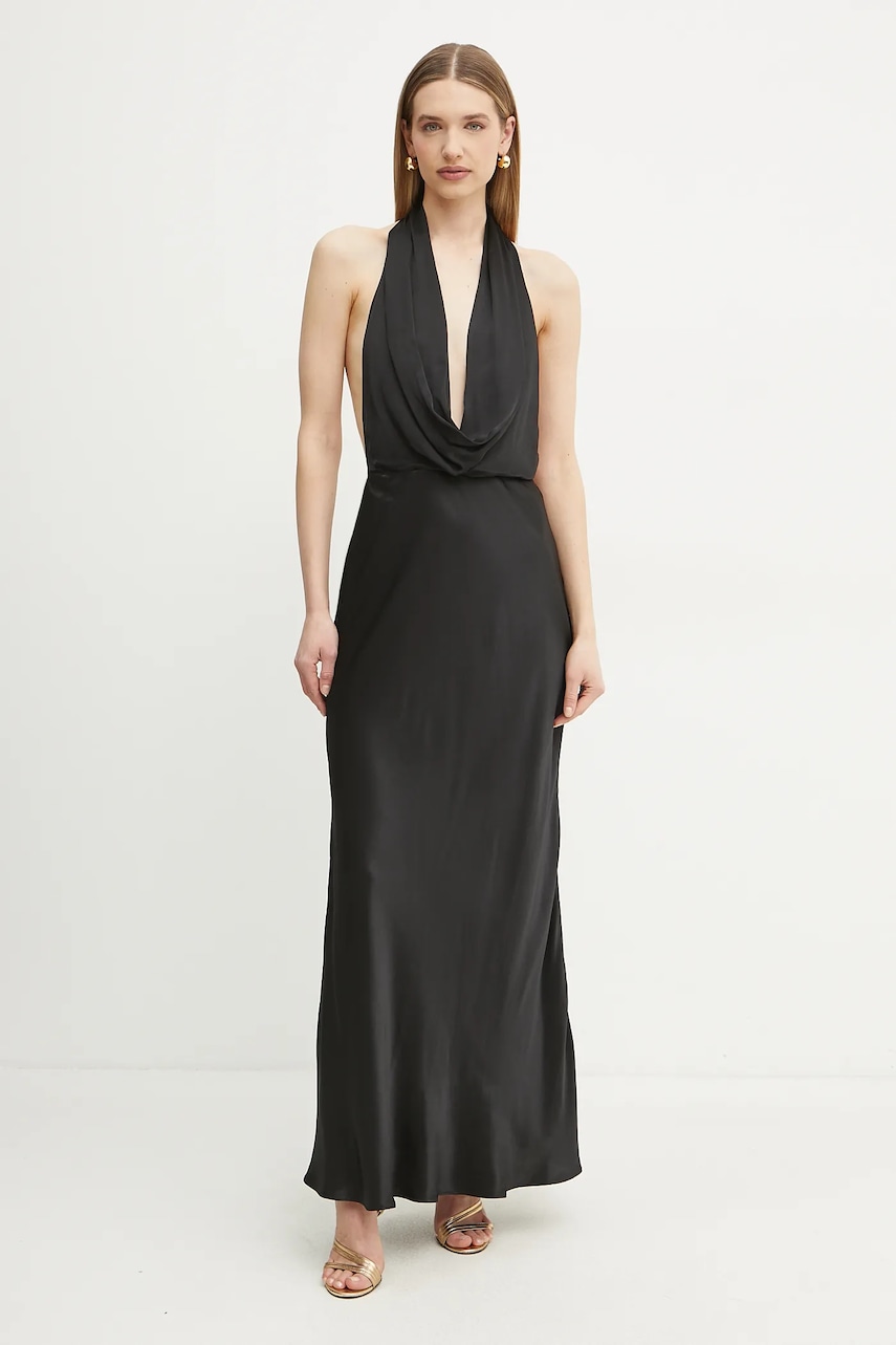 Bardot rochie culoarea negru