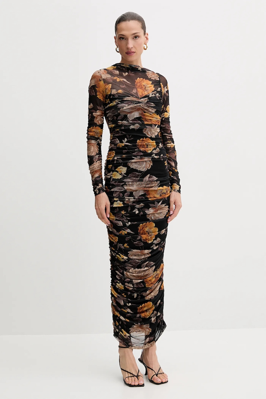 Bardot rochie culoarea negru