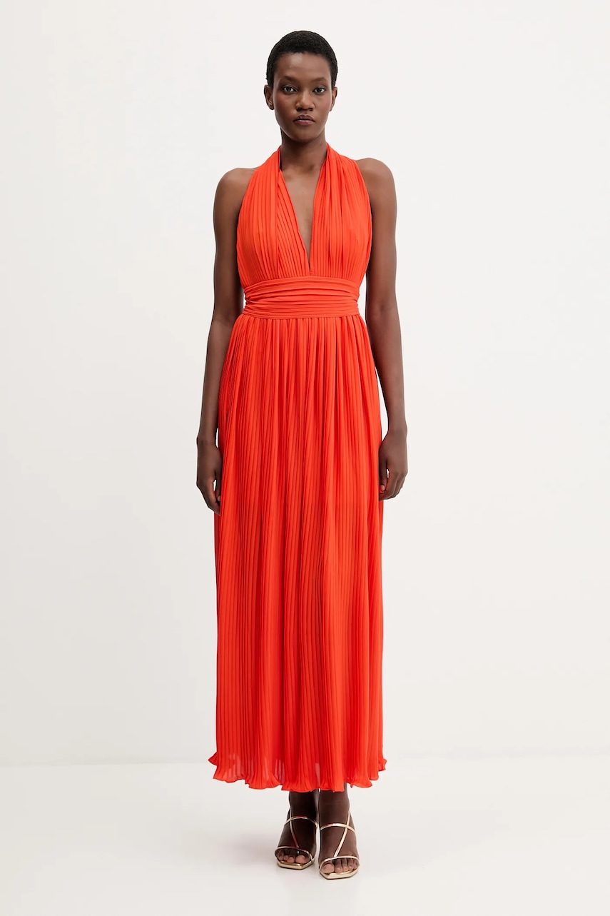 Bardot rochie culoarea portocaliu
