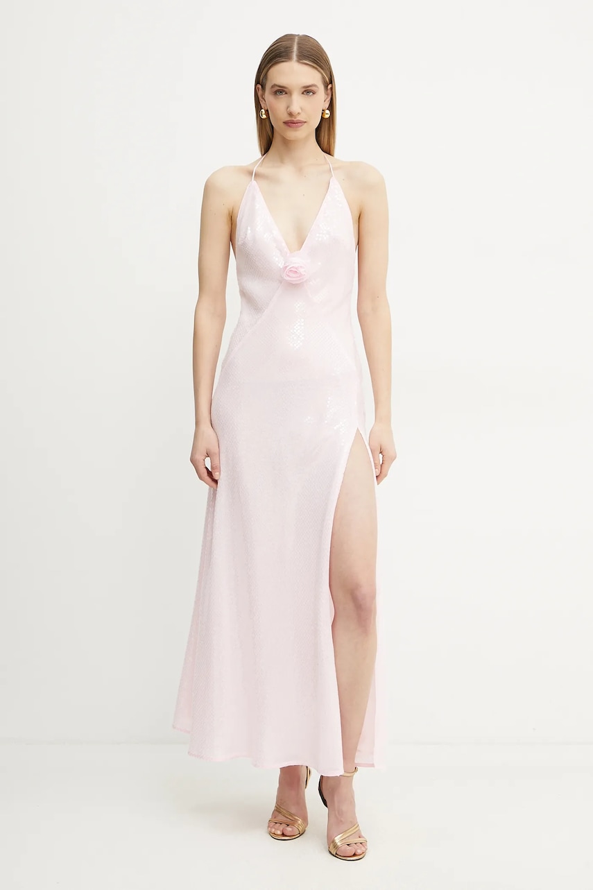 Bardot rochie culoarea roz