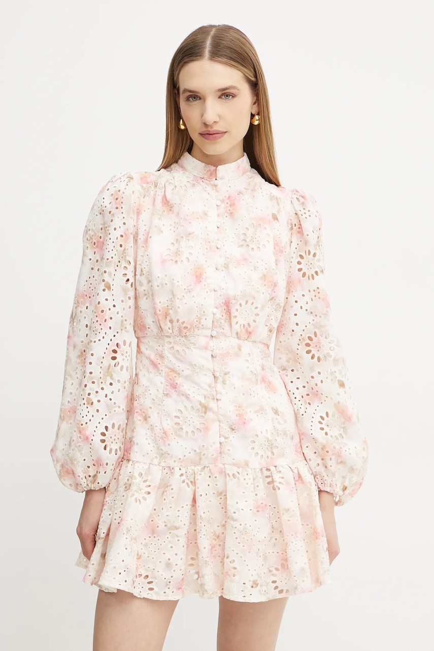 Bardot rochie culoarea roz