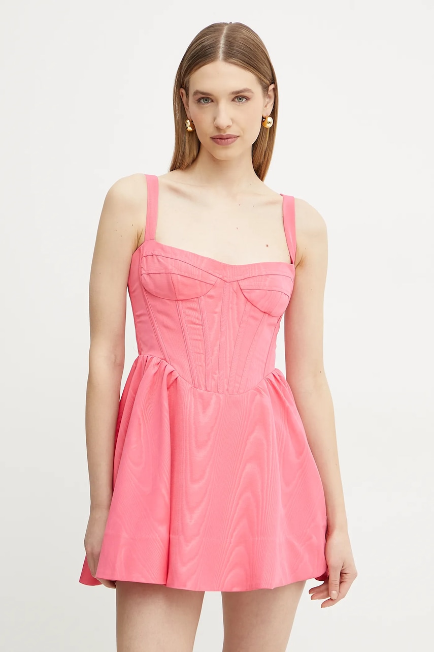 Bardot rochie culoarea roz