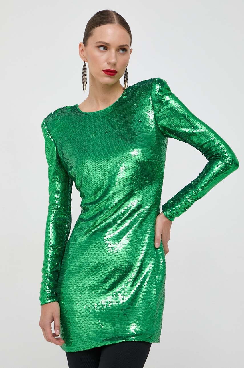 Bardot rochie culoarea verde