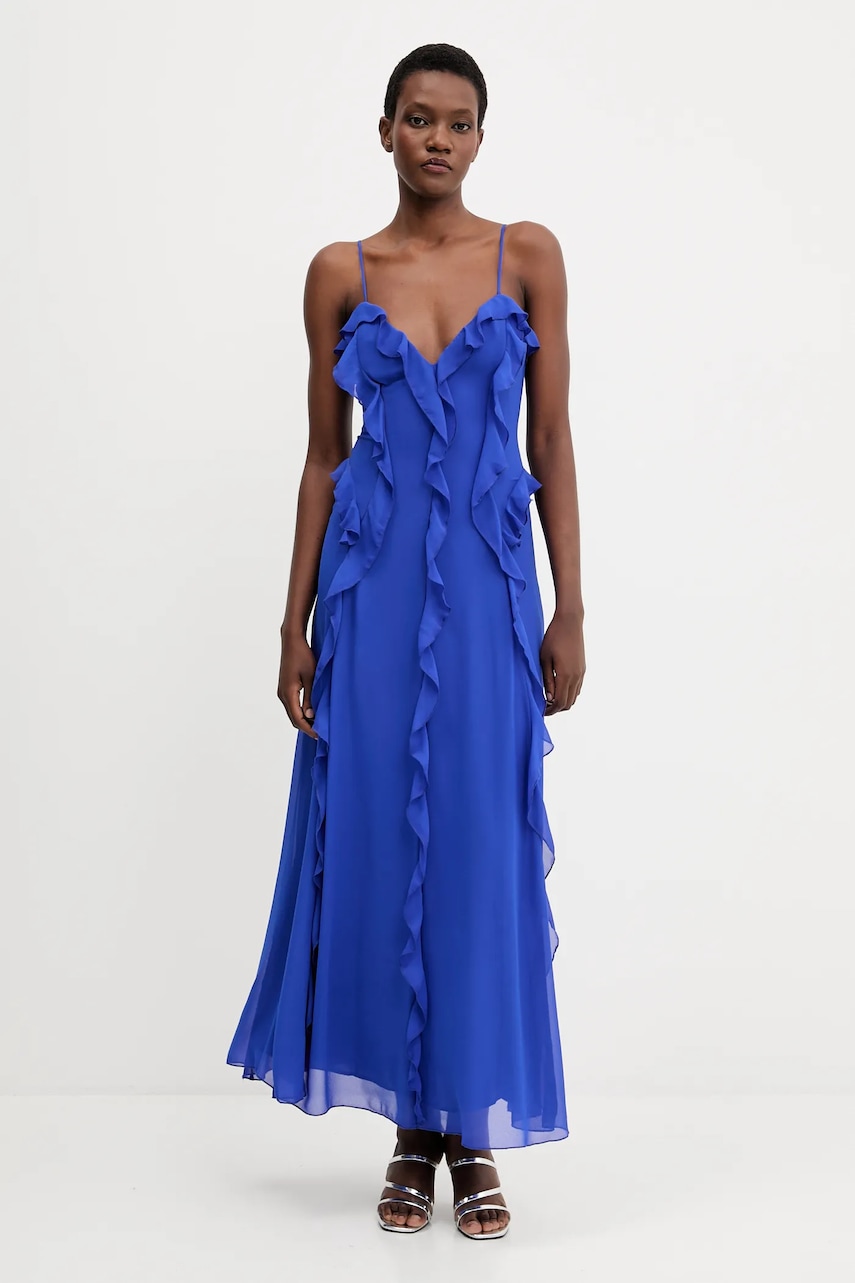 Bardot rochie culoarea violet