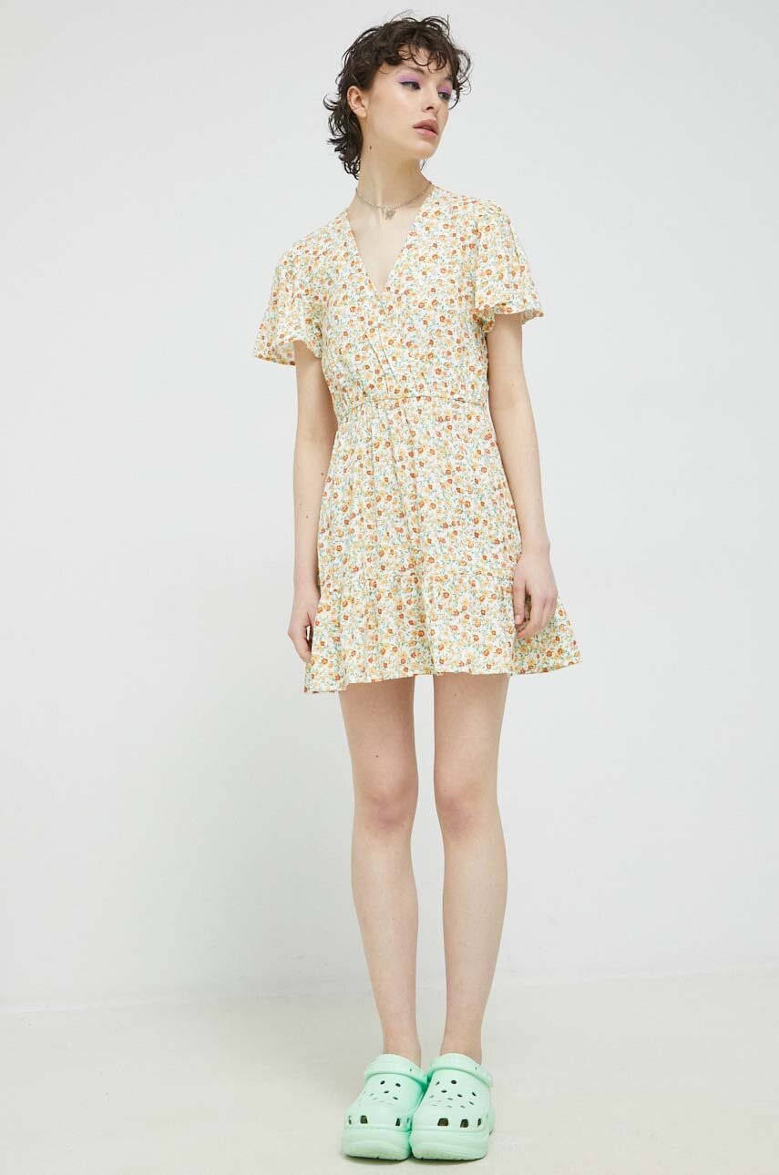 Billabong rochie culoarea galben