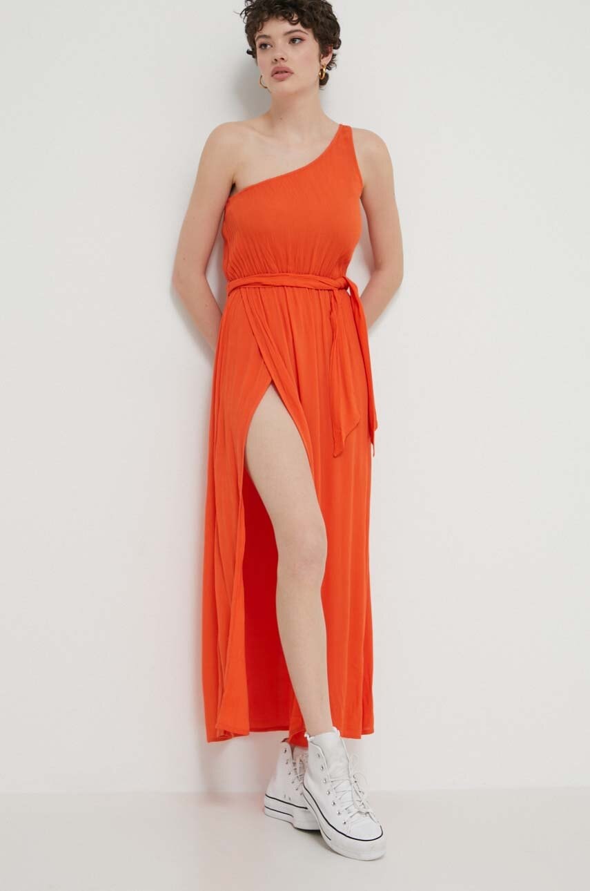 Billabong rochie culoarea portocaliu