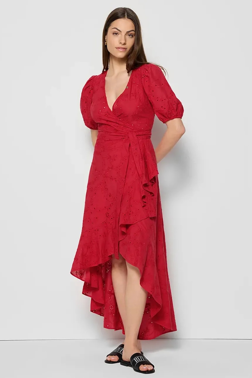 Bizuu rochie MONARDA culoarea roșu