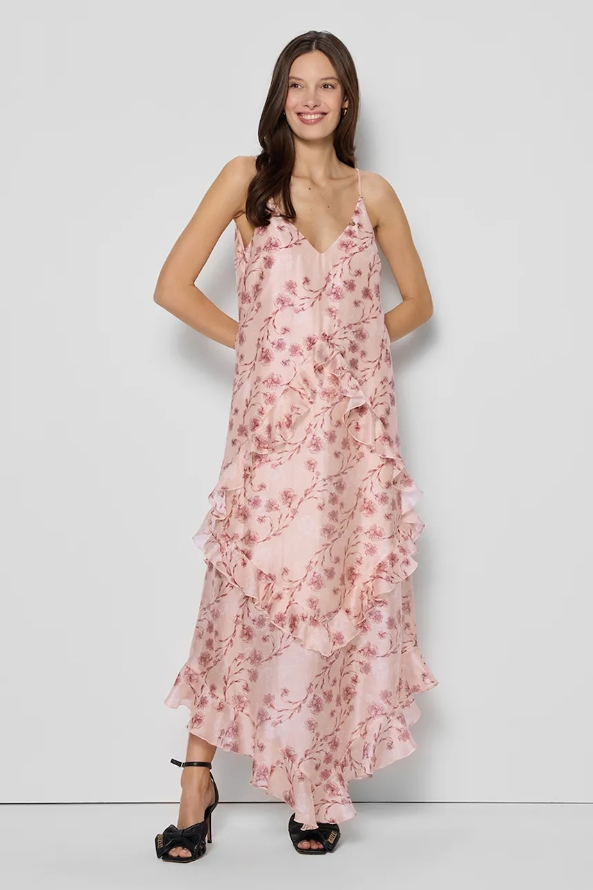 Bizuu rochie PATRICA culoarea bej