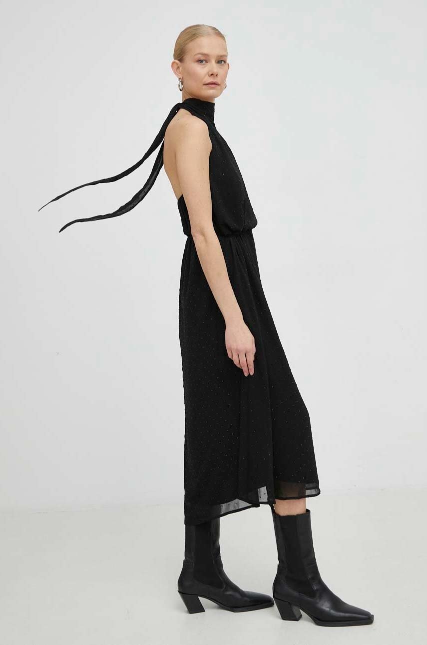 Bruuns Bazaar rochie Impatiens Gabby culoarea negru