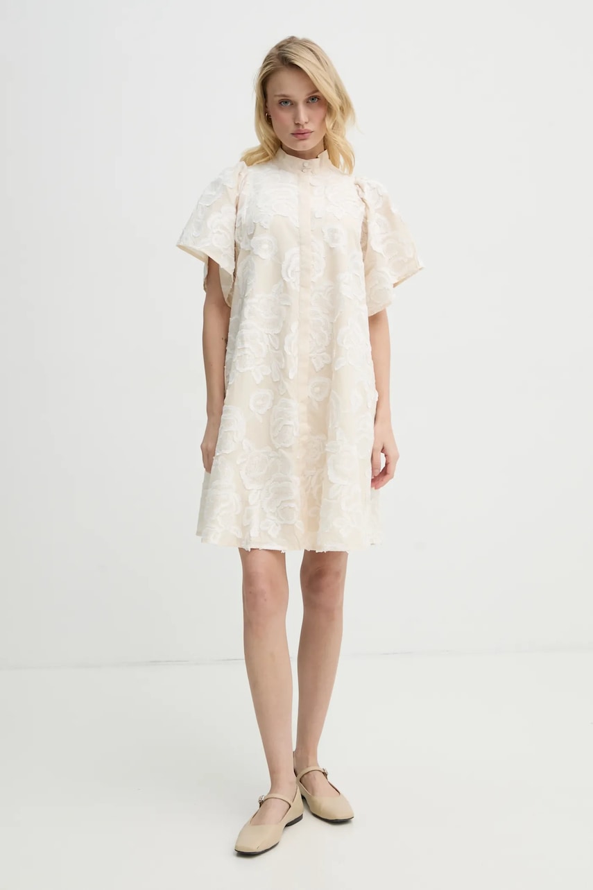 Bruuns Bazaar rochie culoarea bej