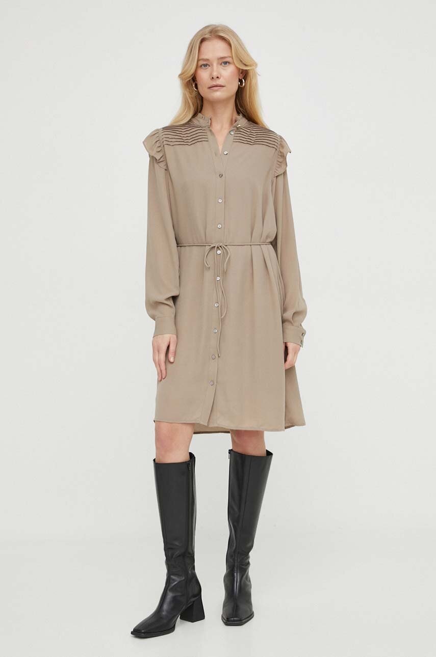 Bruuns Bazaar rochie culoarea bej